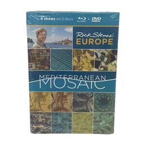 Rick Steves' Europe Mediterranean Mosaic Blu-ray+DVD 2010 8 Travel Episodes New